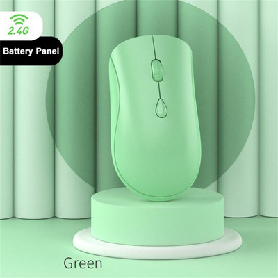 RYRA Wireless 2.4GHZ pelė Tyli, autonominės baterijos pelės namų žaidimams Ergonomiška be triukšmo žaidimų pelė, skirta kompiuteriniams nešiojamiesiems kompiuteriams