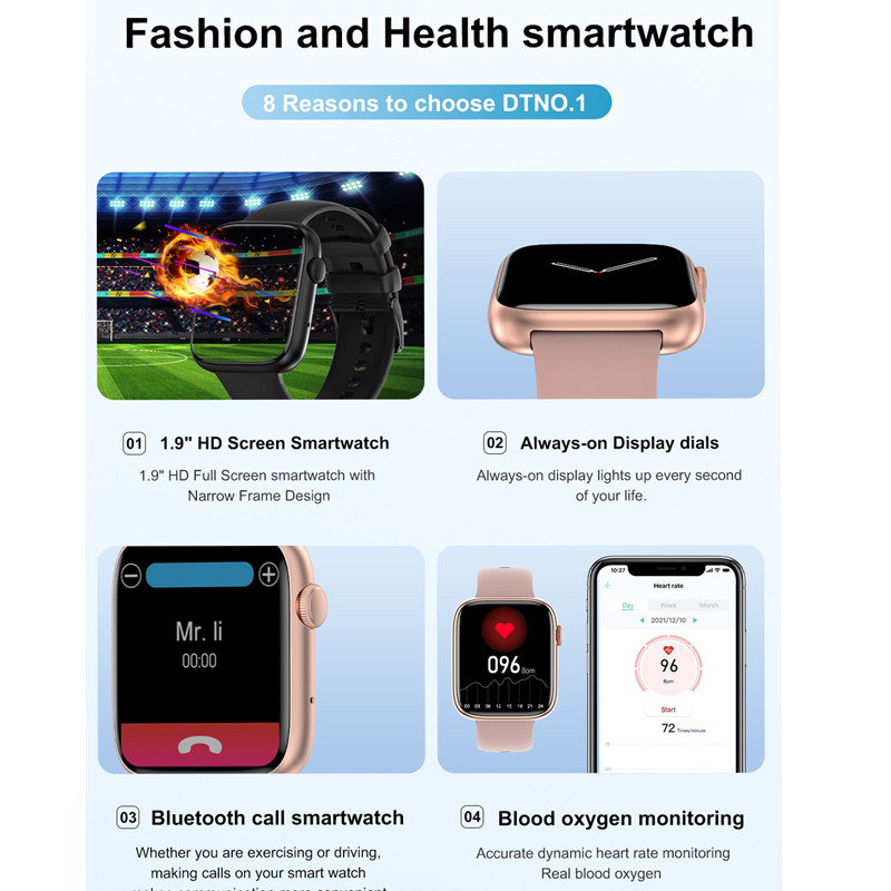 Originalus DT103 išmanusis laikrodis GPS sekiklis IP68 vandeniui atsparus AI balso asistentas Bluetooth skambutis muzikos kamera Slaptažodis telefono išmanusis laikrodis