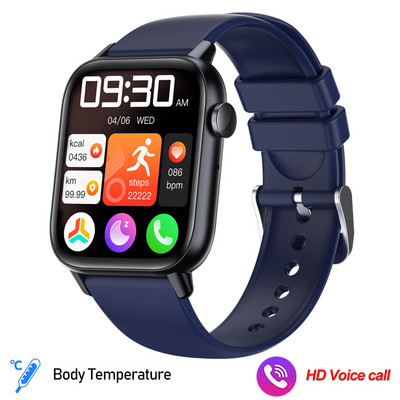 2023 Νέο Bluetooth Call Smart Watch Women 1.83 " Οθόνη True Blood Oxygen Body Thermometer Smartwatch 100+ Sport Mode For Huawei