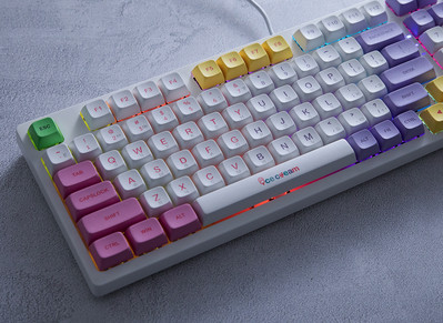 Rusiška mechaninė klaviatūra LED apšvietimas su 96 klavišų laidiniu mygtuku, nešiojama žaidimų mechaninė klaviatūra, skirta nešiojamojo kompiuterio kompiuteriams