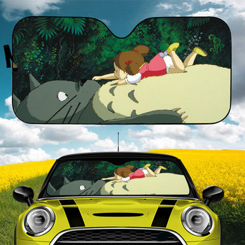 Totoro безличен мъжки автомобилен сенник, автоаксесоари, слънцезащитен крем, UV защита, защита на предното предно стъкло, сенник, аниме