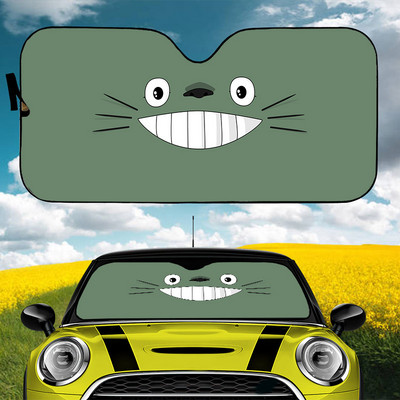 Totoro beveidis vyriškas automobilio skydelis nuo saulės auto priedai apsauginis kremas nuo saulės UV apsauga priekinis priekinis stiklas apsauga nuo saulės anime