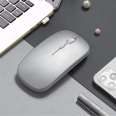 „Bluetooth“ įkraunama belaidė pelė, skirta „iPad“ Samsung Huawei MiPad 2.4G USB pelė, skirta „Android“ planšetiniam kompiuteriui