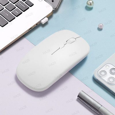 „Bluetooth“ įkraunama belaidė pelė, skirta „iPad“ Samsung Huawei MiPad 2.4G USB pelė, skirta „Android“ planšetiniam kompiuteriui