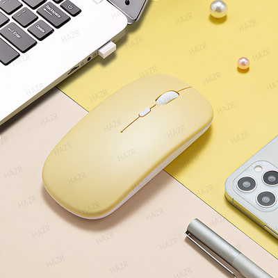 „Bluetooth“ įkraunama belaidė pelė, skirta „iPad“ Samsung Huawei MiPad 2.4G USB pelė, skirta „Android“ planšetiniam kompiuteriui