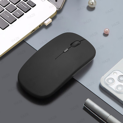 „Bluetooth“ įkraunama belaidė pelė, skirta „iPad“ Samsung Huawei MiPad 2.4G USB pelė, skirta „Android“ planšetiniam kompiuteriui