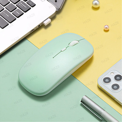 „Bluetooth“ įkraunama belaidė pelė, skirta „iPad“ Samsung Huawei MiPad 2.4G USB pelė, skirta „Android“ planšetiniam kompiuteriui