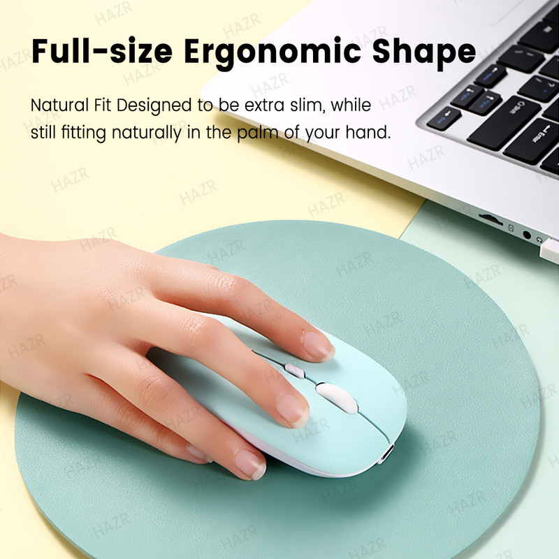 „Bluetooth“ įkraunama belaidė pelė, skirta „iPad“ Samsung Huawei MiPad 2.4G USB pelė, skirta „Android“ planšetiniam kompiuteriui