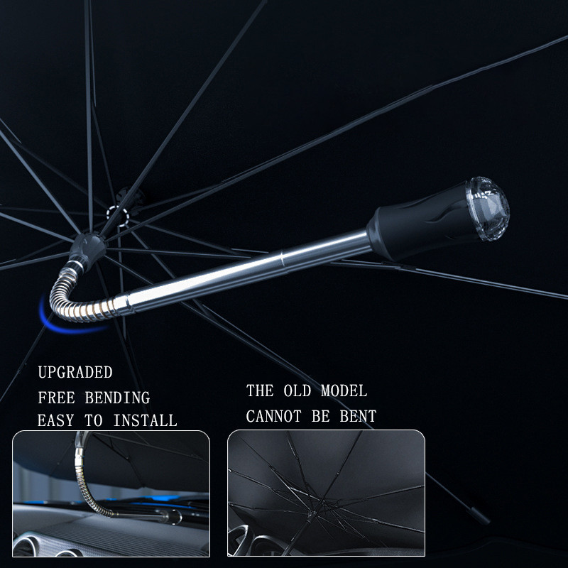 Automobilio priekinio stiklo skėčiai nuo saulės Atnaujinamas automatinis skėtis nuo saulės, automobilio saulės skydelis, priekinis priekinis stiklas, skirtas saulės priekiniams automobilio priedams