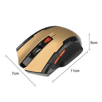Мини 2,4 Ghz безжична оптична мишка, преносима мишка, безжична USB мишка, преносим компютър, цвят