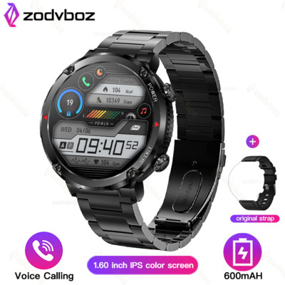 2023 Νέο Έξυπνο ρολόι Ανδρικό 1,6 ιντσών Οθόνη IPS Αθλητικά Ρολόγια HD Voice Calling Αδιάβροχο Smartwatch για Android IOS