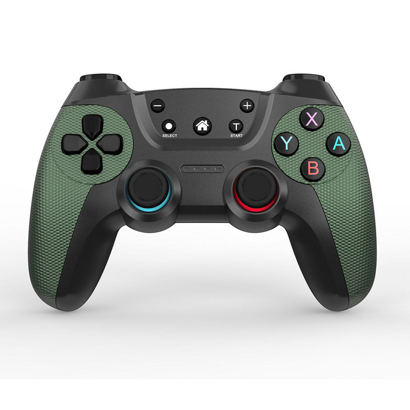 „Bluetooth“ žaidimų pultelis, skirtas „Nintendo switch Pro“, su 6 ašių rankenos žaidimo vairasvirte, valdiklio dvigubos variklio vibracijos funkcija