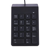 Mini USB cu fir de 147 cm Tastatură numerică cu 18 taste Tastatură numerică pentru laptop Notebook pentru Win7/Win8/Win10/Linux/iOS