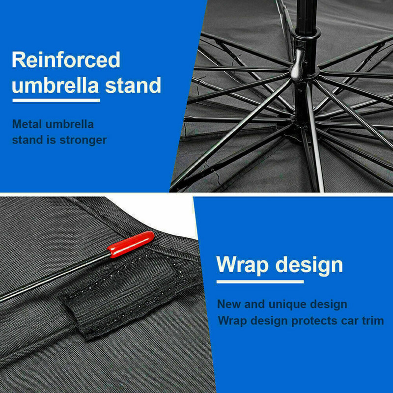 Umbrelă de soare pliabilă pentru mașină, parbriz interior, umbrelă de soare, geam din față, protecție UV, umbrelă, umbrelă de soare, accesorii auto