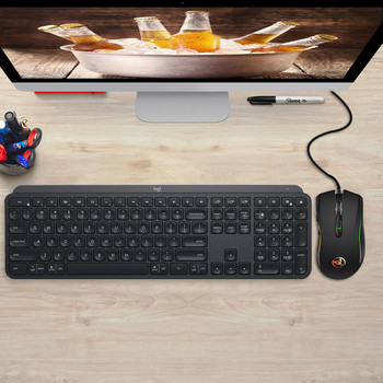 Logitech MX Keys Wireless/Bluetooth Keyboard 2.4GHz Dual Mode Backlight Акумулаторна Easy-Switch Home Office