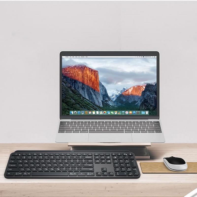 Logitech MX Keys bežična/Bluetooth tipkovnica 2,4 GHz dual mode s pozadinskim osvjetljenjem, punjiva, jednostavno prebacivanje, kućni ured