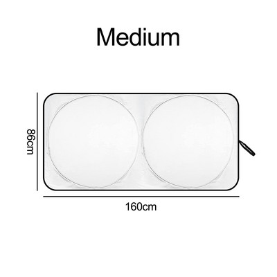 Umbrire pentru mașină Parbriz față Protecție UV Scut pentru stil auto Geam pliabil pentru mașină Umbrire pentru soare Capac bloc pentru parbriz