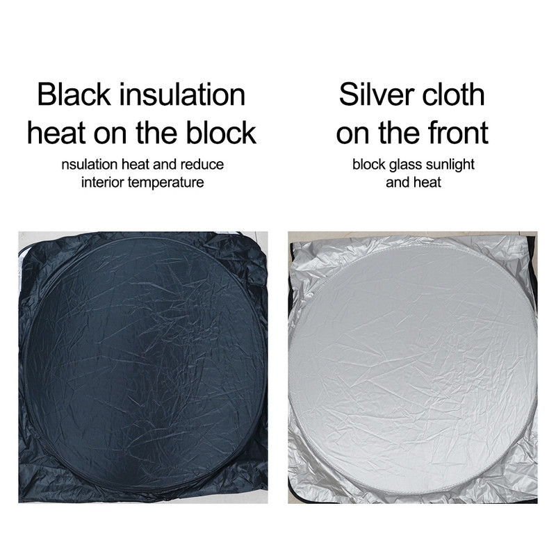 Umbrire pentru mașină Parbriz față Protecție UV Scut pentru stil auto Geam pliabil pentru mașină Umbrire pentru soare Capac bloc pentru parbriz