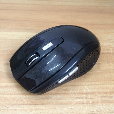 Mouse fără fir optic portabil clasic 2.4G cu receptor nano USB pentru PC, laptop, 4 butoane, niveluri de ajustare de 1600 DPI