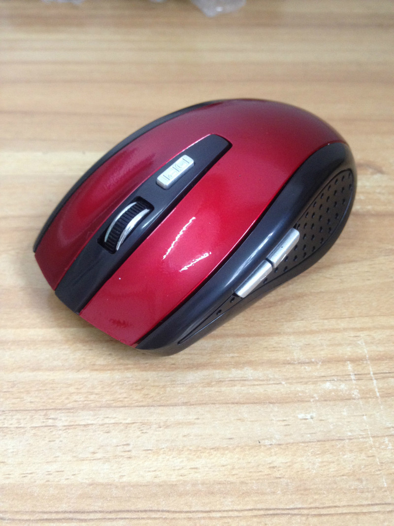 Mouse fără fir optic portabil clasic 2.4G cu receptor nano USB pentru PC, laptop, 4 butoane, niveluri de ajustare de 1600 DPI