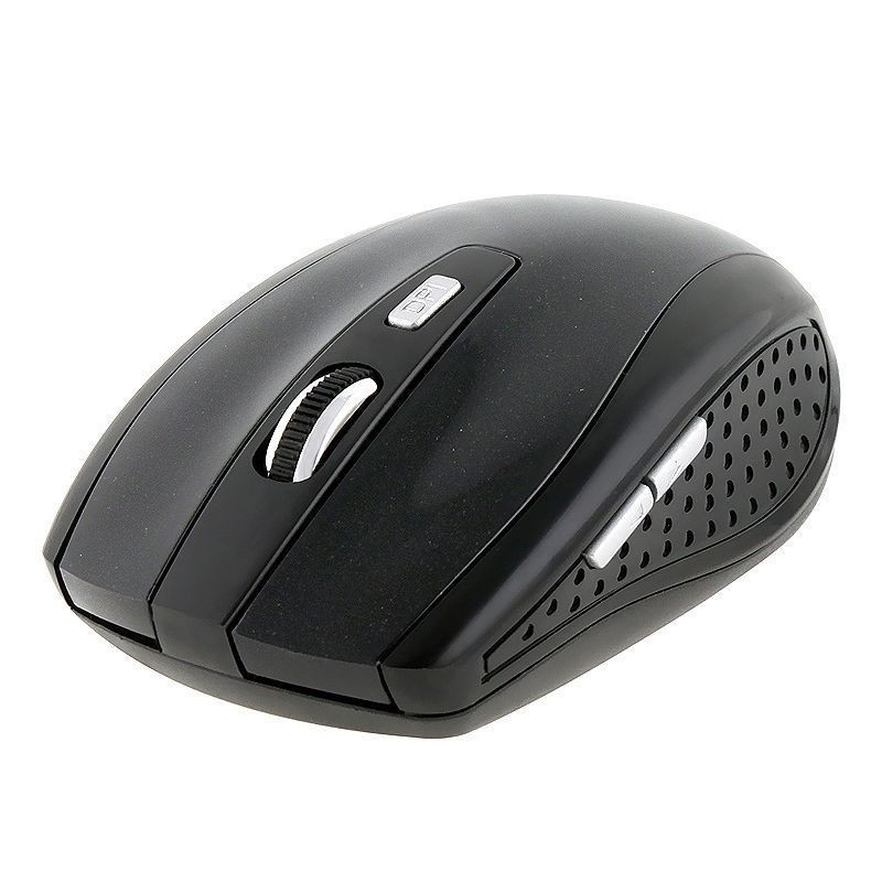 Mouse fără fir optic portabil clasic 2.4G cu receptor nano USB pentru PC, laptop, 4 butoane, niveluri de ajustare de 1600 DPI