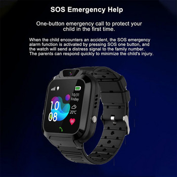 Детски смарт часовник 2023 Нов SOS смарт часовник за деца Сим карта LBS местоположение Снимка Водоустойчив подарък за момчета и момичета IOS Android