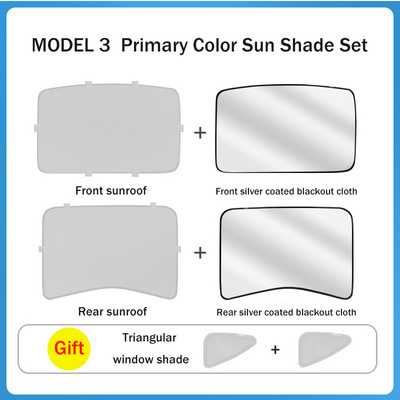 Pentru Tesla Model3 ModelY 2017-2022 Față Spate Trapă Parbriz Luminar Plasă de umbrire Upgrade Umbrele de soare Parasolar de sticlă