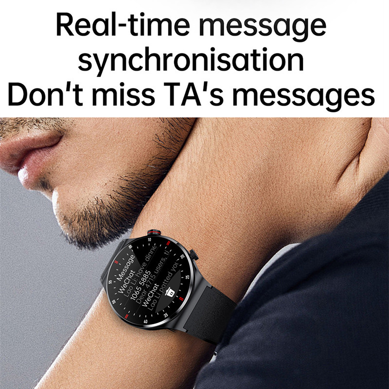 FIGHTIME Bluetooth Call Smart Watch Bărbați Sport Tracker Fitness ECG+PPG Smartwatch impermeabil Ecran HD pentru telefon Huawei Xiaomi