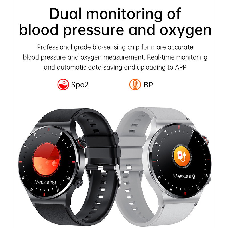 FIGHTIME Bluetooth Call Smart Watch Bărbați Sport Tracker Fitness ECG+PPG Smartwatch impermeabil Ecran HD pentru telefon Huawei Xiaomi