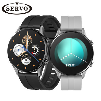 Оригинални дамски смарт часовници SERVO Full touch IP68 Водоустойчив DIY Dial Men Sports Sleep 1.32 ” HD Screen Smartwatch Woman