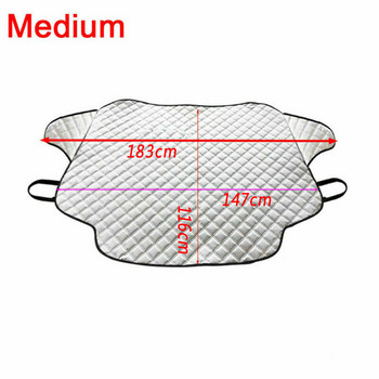1 τμχ Προστατευτικό για το χιόνι παρμπρίζ αυτοκινήτου ολοκαίνουργιο αυτοκίνητο Winter Ice Frost Guard Sun Shade Κάλυμμα προστασίας παρμπρίζ