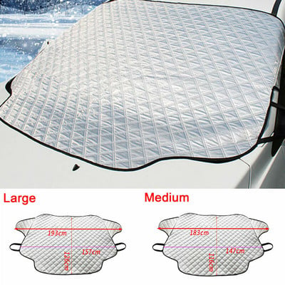 1vnt Automobilio priekinio stiklo sniego dangtelio apsauga visiškai naujo automobilio Winter Ice Frost Guard Sun Shade priekinio stiklo apsauga