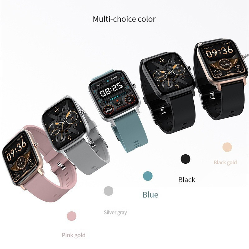 Ceas inteligent HD Full Touch Ceasuri sportive noi, bărbați și femei, Apel Bluetooth SOS Detectare ritm cardiac Monitorizarea somnului tensiunii arteriale