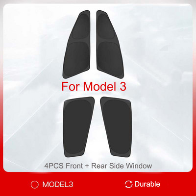 Pentru Tesla Model 3/Y 2017-2022 Parasolar geam lateral Umbrire de intimitate Umbrire Izolatie parbriz fata spate + strat reflectorizant