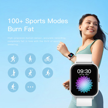 2023 Нов мъжки смарт часовник с Bluetooth обаждане, дамски сърдечен ритъм, гласов асистент, смарт часовник, мъжки спортни смарт часовници за Android IOS+кутия