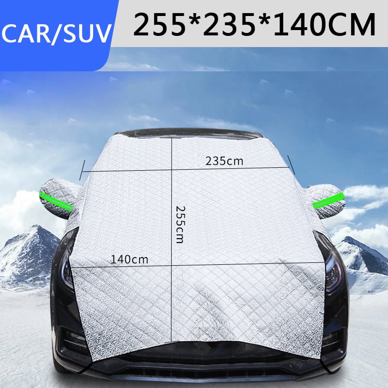 Snježni pokrivač automobila Pokrivač za prednje vjetrobransko staklo Veliki vodootporni štitnik za prozore od leda Zimski vanjski dodaci automobila