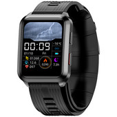 Ceas inteligent P60 Pompă de aer Airbag Tensiune arterială adevărată Temperatura oxigenului Monitor ritm cardiac Sfigmomanometru medical Ceas inteligent