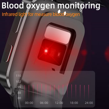 P60 Smartwatch Αεραντλία Αερόσακος Πραγματική πίεση αίματος οξυγόνο Θερμοκρασία καρδιακού ρυθμού Ιατρικό πιεσόμετρο Έξυπνο ρολόι