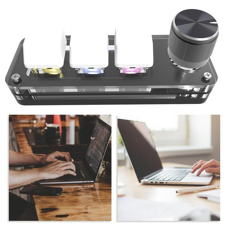 3 klávesy Čierna mini klávesnica 1 gombík Prepínač OSU Programovateľná klávesnica Klávesnica /pasta Mechanické príslušenstvo Kopírovať Počítačové hry I6N5