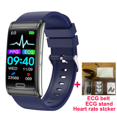 Έξυπνο αντρικό ρολόι ECG E600 Μη επεμβατικό όργανο γυμναστικής Γυναικείο Smartwatch Android