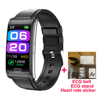 Έξυπνο αντρικό ρολόι ECG E600 Μη επεμβατικό όργανο γυμναστικής Γυναικείο Smartwatch Android