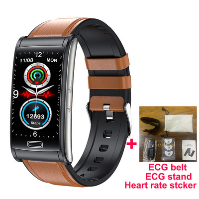 Έξυπνο αντρικό ρολόι ECG E600 Μη επεμβατικό όργανο γυμναστικής Γυναικείο Smartwatch Android