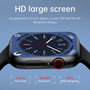 2023 Νέο Smartwatch WS57 Men Sports Waterprrof Bluetooth Call 2,0 ιντσών Έξυπνο ρολόι μεγάλης οθόνης αφής