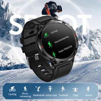 T30 Спортен смарт часовник IP67 1.6 инчов моден смарт часовник Sleep Heart Rate Monitor BT5.0 Музикален плейър Мъжка каишка за ръчен часовник за жени