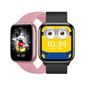 Ceas inteligent P80S Mod multi-sport Monitor de fitness Monitor ritm cardiac Tensiune arterială Oxigen Telecomandă Camera foto Memento mesaj VS P8