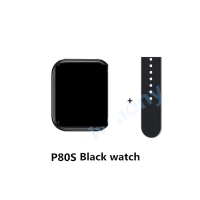 Ceas inteligent P80S Mod multi-sport Monitor de fitness Monitor ritm cardiac Tensiune arterială Oxigen Telecomandă Camera foto Memento mesaj VS P8