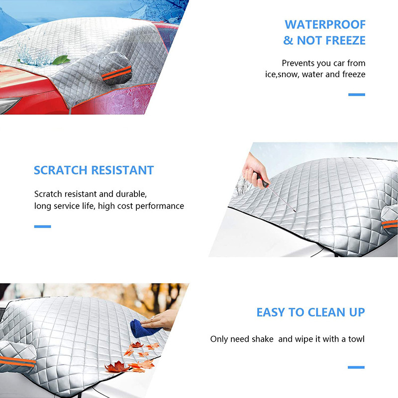 Noul parbriz universal pentru mașină Husă de protecție solară Vizor Scut Umbră Impermeabil UV Ploaie Praf Zăpadă Protecție împotriva căldurii Soarelui Accesorii auto