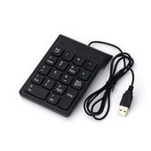Tastatură numerică cu cablu USB Tastatură numerică 18 taste Tastatură digitală de dimensiuni mici pentru contabilitate, laptop, notebook, tabletă număr tastatură