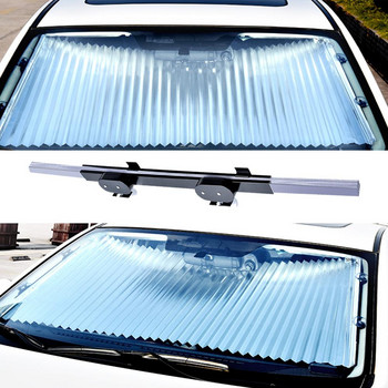 46-65CM прибиращ се SUV камион Автомобил предно предно стъкло Сенник Заден прозорец Чадър UV защитна завеса Сенник за предно стъкло на автомобил