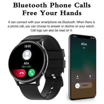 2023 Нов смарт часовник с Bluetooth разговор Мъжки спортен фитнес тракер Водоустойчив интелигентен часовник Голям HD екран за телефон huawei Xiaomi+кутия